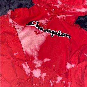 BLEACHED CHAMPION HOODIE